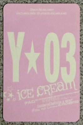 ITZY YUNA ICE CREAM Special Edition Version A Official Photocard