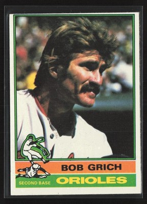 1976 Topps #335 Bob Grich Baltimore Orioles VG