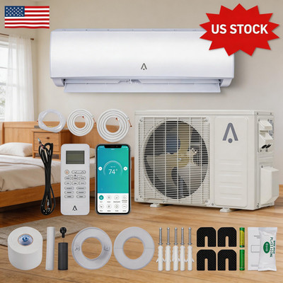 Abs Tcl Split Air Conditioner X Series 19 Seer2 9000Btu 115V/60Hz R454B WHITE
