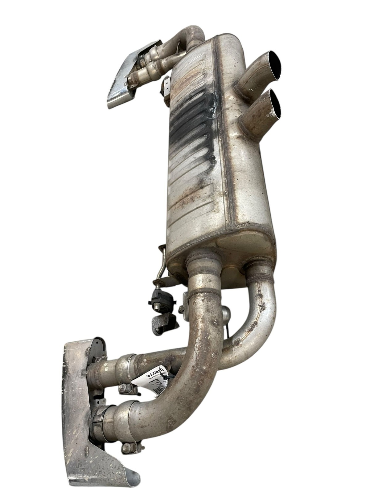 2015-2020 BENTLEY BENTAYGA OEM 6.0L Rear Muffler Exhaust Silencer Pipe w/ Tips