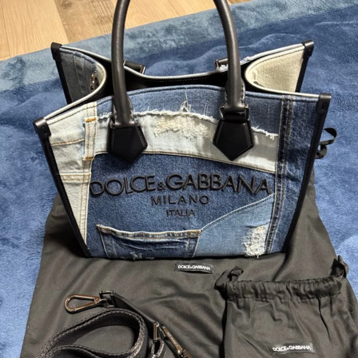 Dolce&Gabbana Women's Denim Exterior Bags & Handbags for Women for