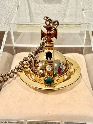 Vivienne Westwood ORB LIGHTER Gold Color Women's Unisex w/Case