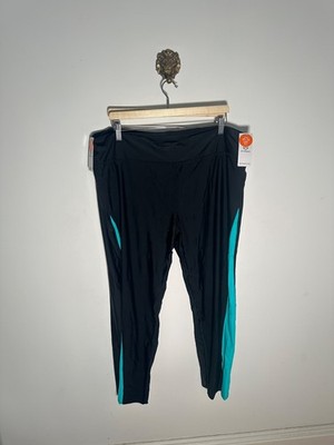 ATTRACO Damen 2er Pack Surf Leggings hoher Bund UPF 50 lange Badehose 3XL