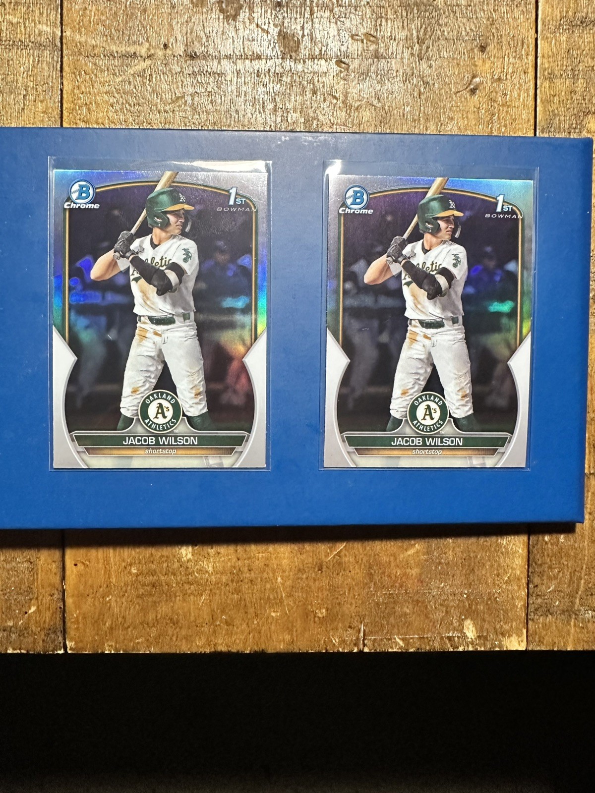 2023 Bowman Draft Jacob Wilson 1st Bowman Chrome Refractor BDC-121