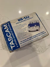 Tascam US-122L USB 2.0 Audio/MIDI Interface External Sound Card 4 Aux Mic Guitar