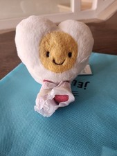 Amuseables Heart Boiled Egg Plush by Jellycat Collectible Soft Toy 14cm