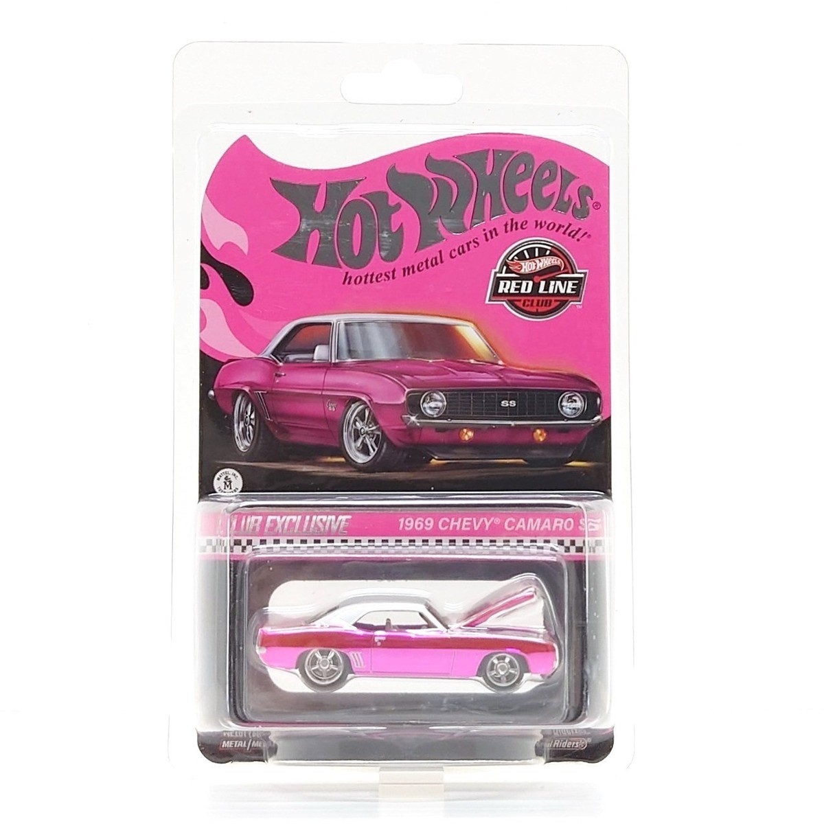 ミニカー Hot Wheels 1969 Chevy Camaro SS RLC Amazon.com: Hot Wheels 1969 Chevy Camaro SS Pink Collectors RLC