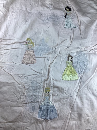 Pottery Barn Kids Disney Princess Belle Jasmine Cinderella Aurora Blanket Quilt