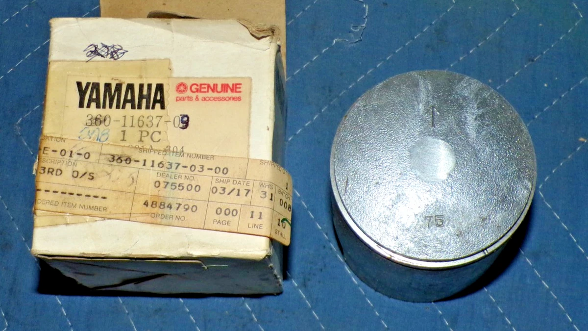 Yamaha RD350 Piston Kit – 1.00mm Oversize (65mm) With Rings, Pin & Clips By Forseti