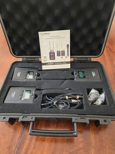 Dual-Transmitter Lavalier Microphone Kit 2x Transmitters x1 Receiver - Comica