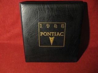 1985 Pontiac Firebird Fiero Product information Dealer Sales Book Album Original