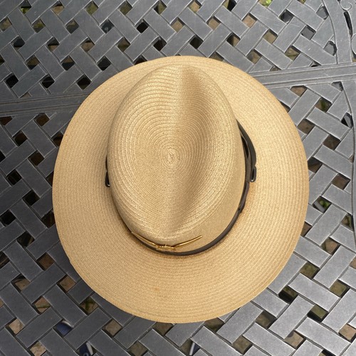 Stratton Self Forming Park Ranger Hat Size 67/8 w Hat Band, Eagle w W Logo - Picture 4 of 16