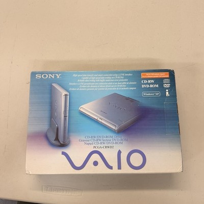 Sony Vaio External CD-RW/DVD-ROM Drive PCGA-CRWD2 Brand NEW NOS Ultra-Scarce!