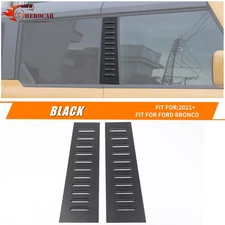 2PCS Window Pillar Post Decor Cover Trim Decor For Ford Bronco 2021+ Accessories
