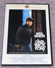 One Trick Pony DVD 1980 Paul Simon/Lou Reed/Rip Torn Movie Film WB Archive DVD-R