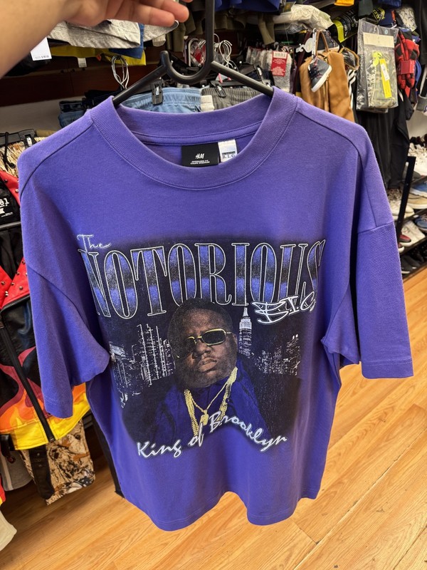 Notorious B.I.G "King of brooklyn" graphic print T-shirt Size S