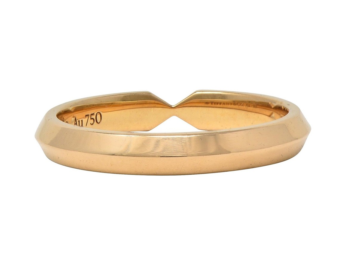 Tiffany & Co. 18 Karat Yellow Gold Contemporary Narrow