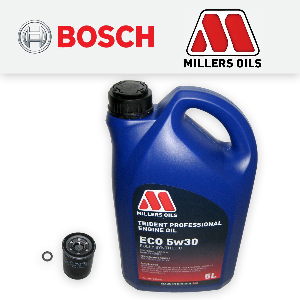 SERVICE KIT for HONDA JAZZ 1.2 1.3 1.4 OIL FILTER +5w30 OIL (2008-2015)