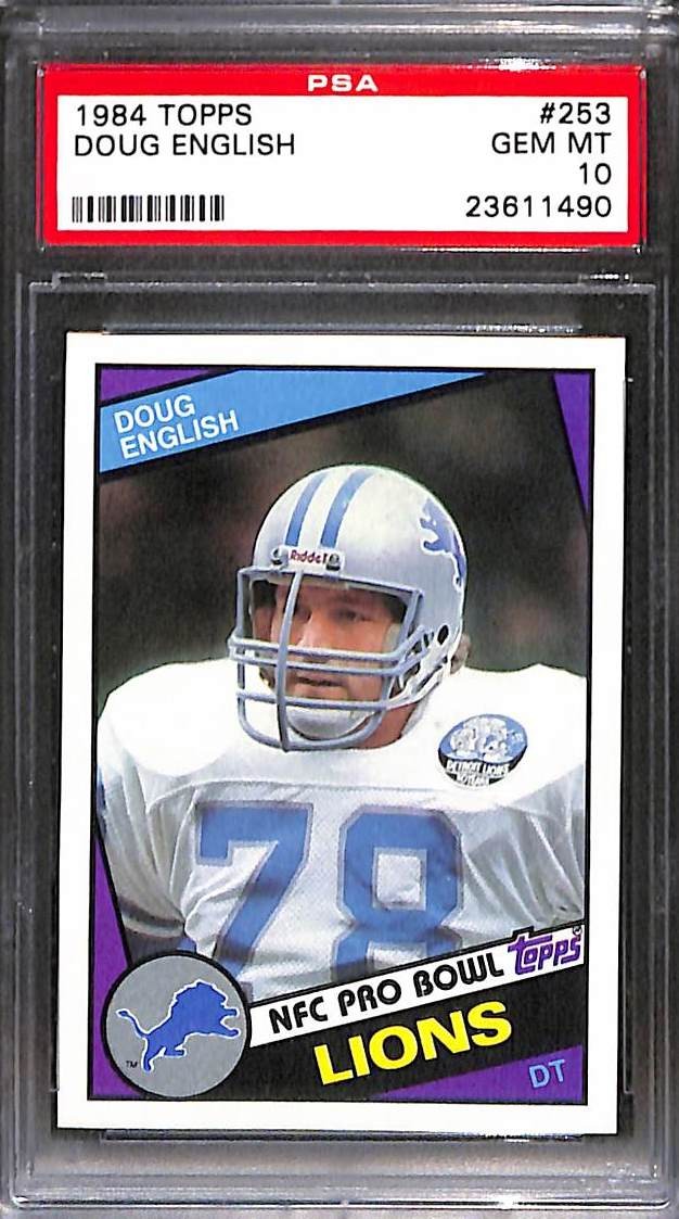 1984 TOPPS #253 DOUG ENGLISH PB PSA 10 GEM-MT 23611490