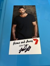 Signed Fan Card Home And Away Jake Ryan
