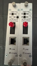 Comnet 10/100 mbps Ethernet Media Converter CNFE1002-SET OF 2 (SA & SB)-Used