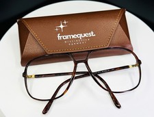 VTG BILL BLASS 24 AMB Unisex Brown Tortoise Pilot Aviator Eyeglasses FRAMES ONLY