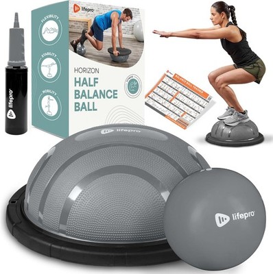 LifePro Half Balance Ball Trainer   Stability & Core half ball balance -Home Gym