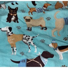 Uommy Blue Unisex Standard Fitted Crib Sheet