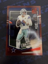 2023 Donruss Clearly Dak Prescott Red /49 #14 Cowboys