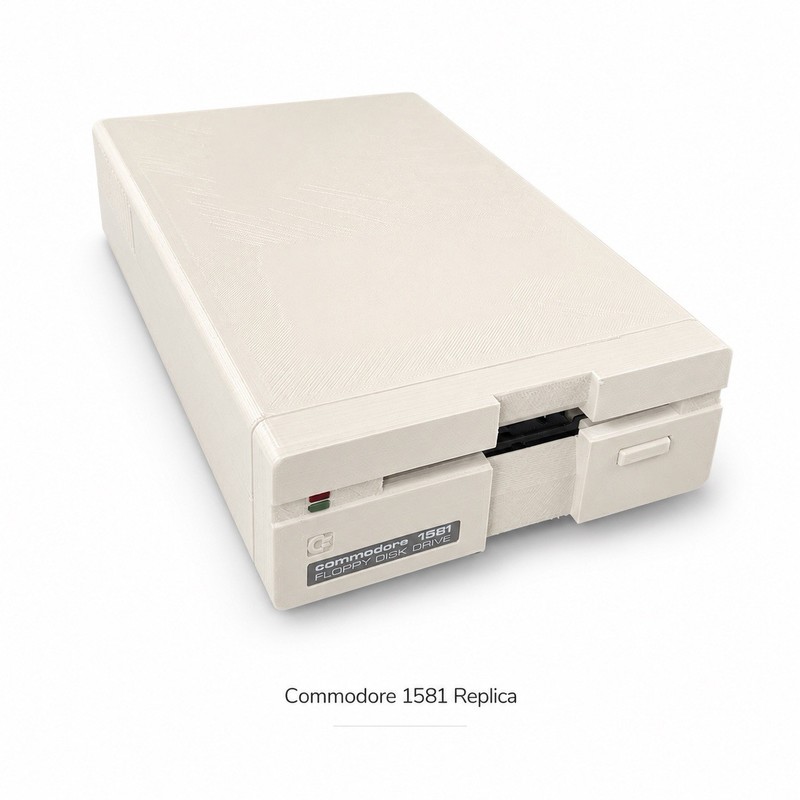 Commodore 1581 Replica Case 3d Printed For Commodore c64 or c128 CBM Computer