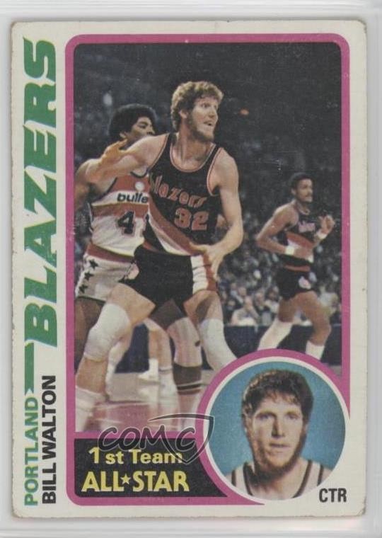 1978-79 Topps Bill Walton #1 HOF 0a3
