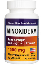 Minoxiderm 1000  mg Natural Hair Support Supplement   60 Caps   Men  Women