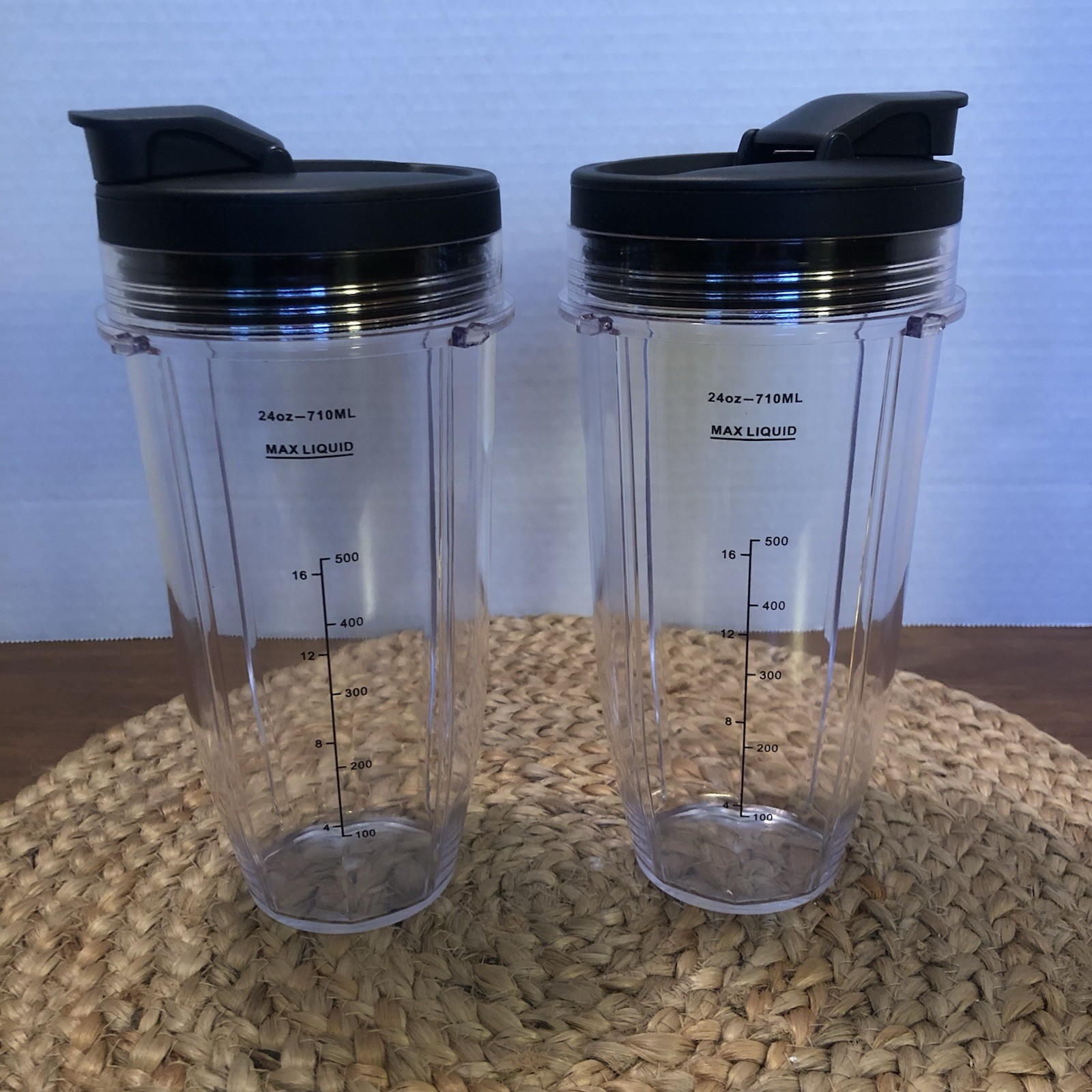 2 Pack 24 oz 710 ML Ninja blender  Cups Replacement Cups  Tr