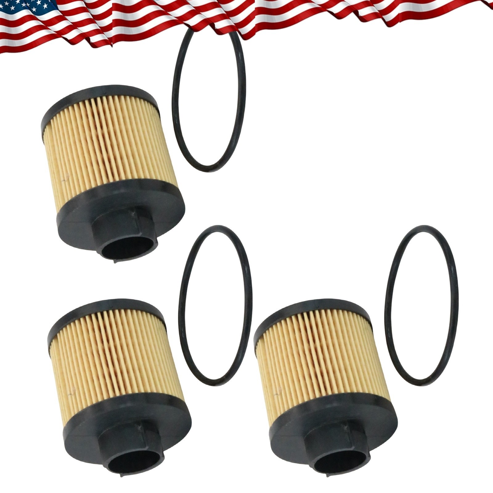 3X For Lamborghini Gallardo Spyder Coupe Superleggera SE Base Nera Oil Filter US