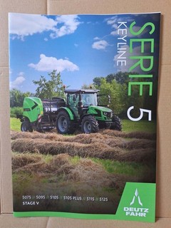 Deutz Fahr Series 5 Keyline 09/25 Brochure Tractor Tractor