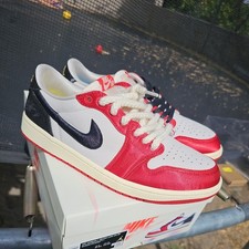 FN0432-100 Trophy Room Nike Air Jordan 1 Low OG Sail and Varsity Red (Men's)