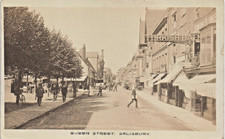 Salisbury. Queen Street by Whitfield, Cosser & Co. Turkish Baths.