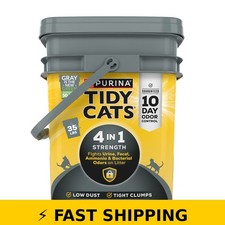 Purina Tidy Cats 4-In-1 Clumping Cat Litter, Floral Scent, 35 lb