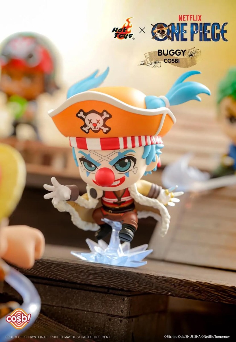 Hot Toys Cosbi One Piece Buggy Figure Netflix Series Blind Box