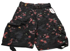 JORDAN CRAIG Men's Camouflage Cargo Belted Shorts Style  4351 