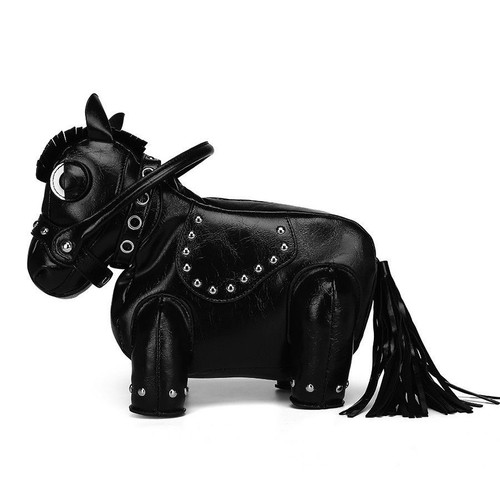 Fun Horse Shaped Crossbody Shoulder Bag Handbag PVC Unique Nove... - Picture 2 of 9