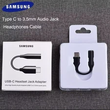 Oem Samsung USB-C Type C Adapter Port to 3.5MM Aux Audio Adapter Cable