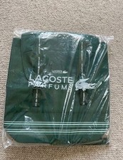 LACOSTE PARFUMS GREEN RUCKSACK BACKPACK BNWT IDEAL GIFT MENS BDAY PRESENT XMAS