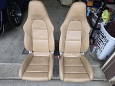 2014-2016 Porsche 911 991 Front Sport Seats Pair Right Left Luxor Beige Oem Used 2014-2016 Porsche 911 991 Front Sport Seats Pair Right Left Luxor Beige Oem Used