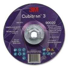 Cubitron™ 3 Cut and Grind Wheel, 6 in dia x 5/32 in Thick x 5/8 in-11 Arbor, 36+