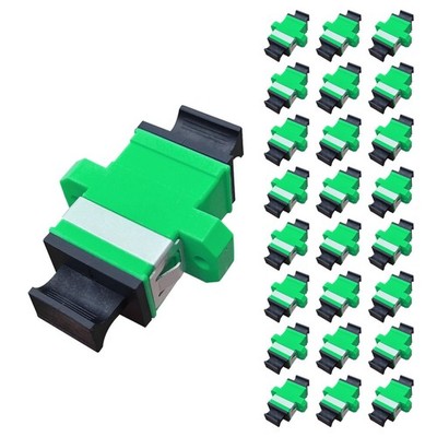 GwliUni 25Pcs MPO Fiber Optical Patch Cord Couplers, Cable Jumper... 