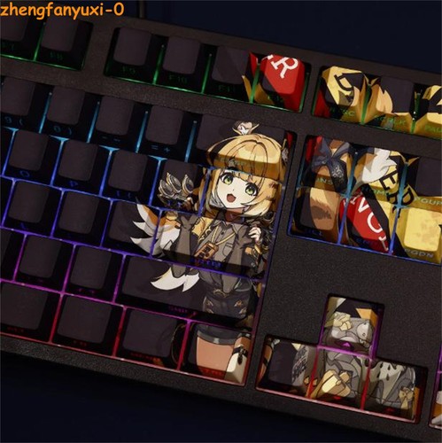 Zenless Zone Zero Ju Fufu PBT Translucent Keycaps for Cherry MX Keyboard 108Keys - 第 4/6 張圖片