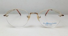 1990s POLO RALPH LAUREN Oval glasses NOS Made Japan Rimless Eyewear John Lennon