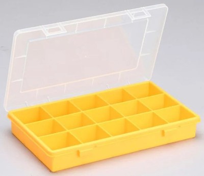 Allit Sortimentskasten EuroPlus Basic 29/15 gelb/transparent Aufbewahrung