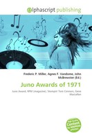 Frederic P. Miller (U. A.) | Juno Awards Of 1971 | Taschenbuch | Englisch (2026)